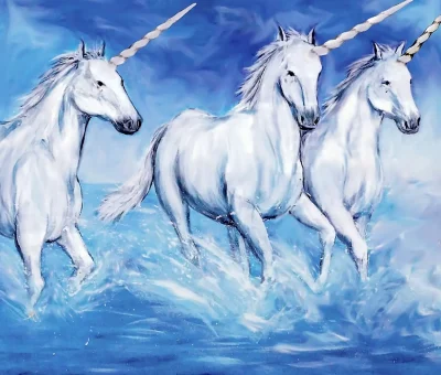 Ein Bild vom Krafttier Einhorn